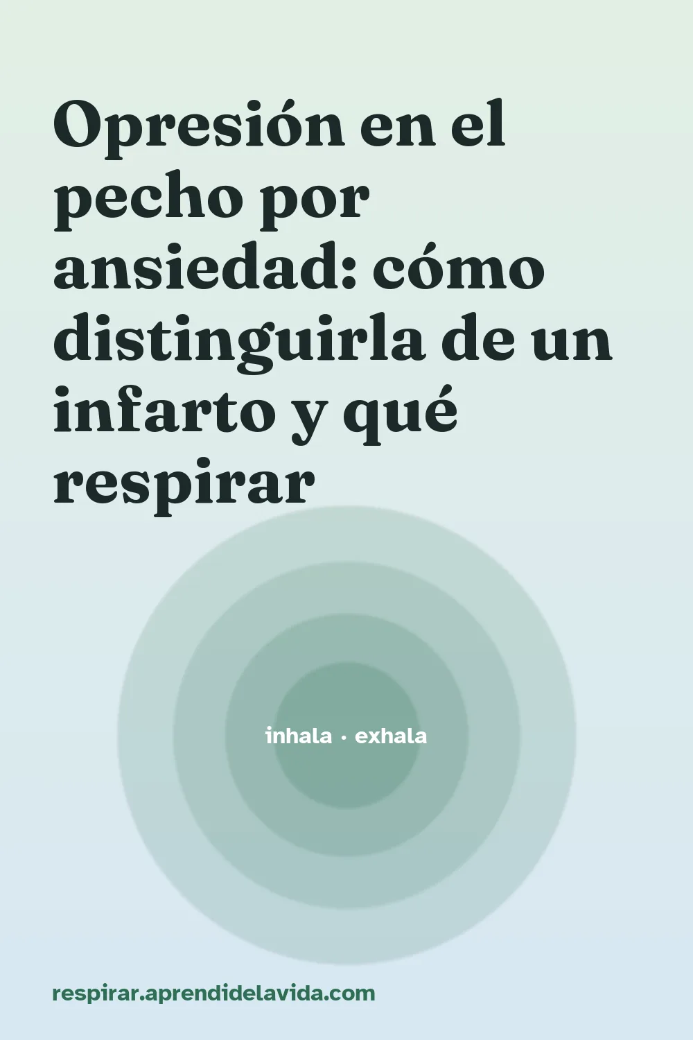 Opresión en el pecho por ansiedad: cómo distinguirla de un infarto y qué respirar