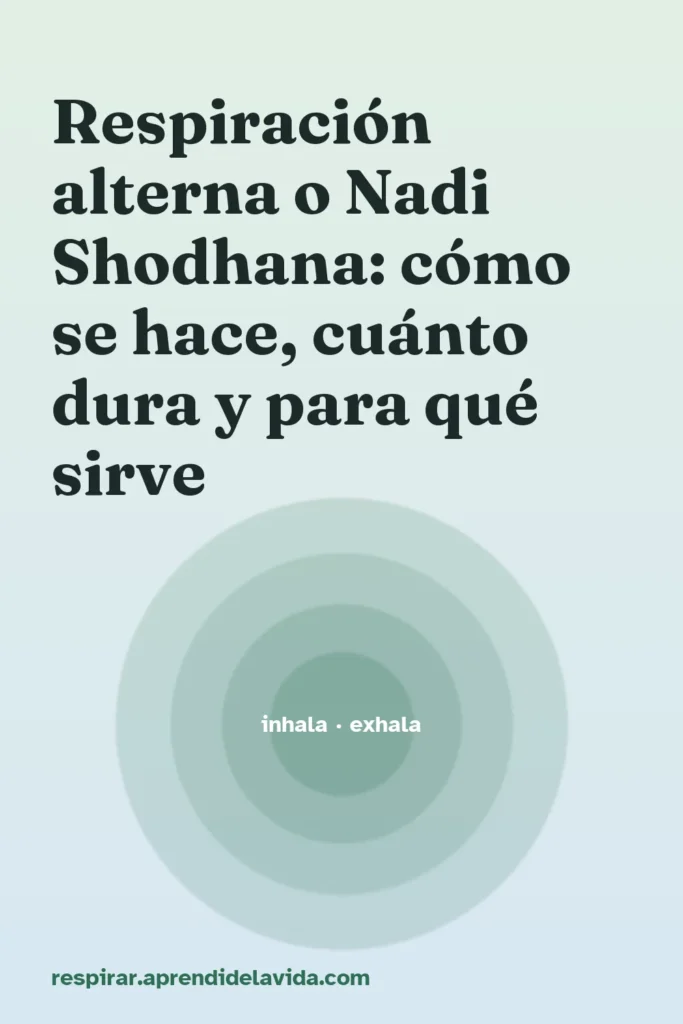respiracion alterna nadi shodhana