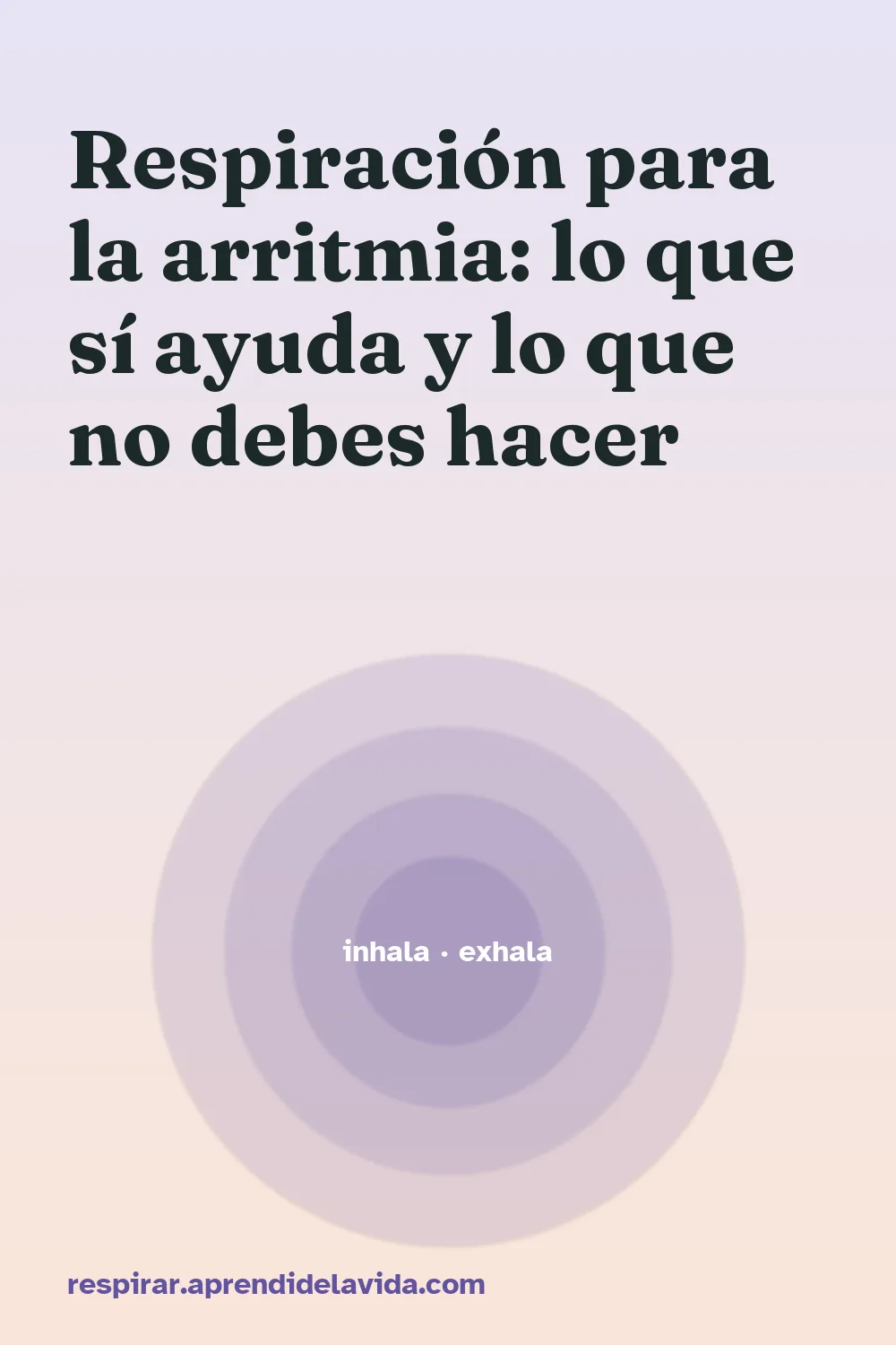 Respiración para la arritmia: lo que sí ayuda y lo que no debes hacer