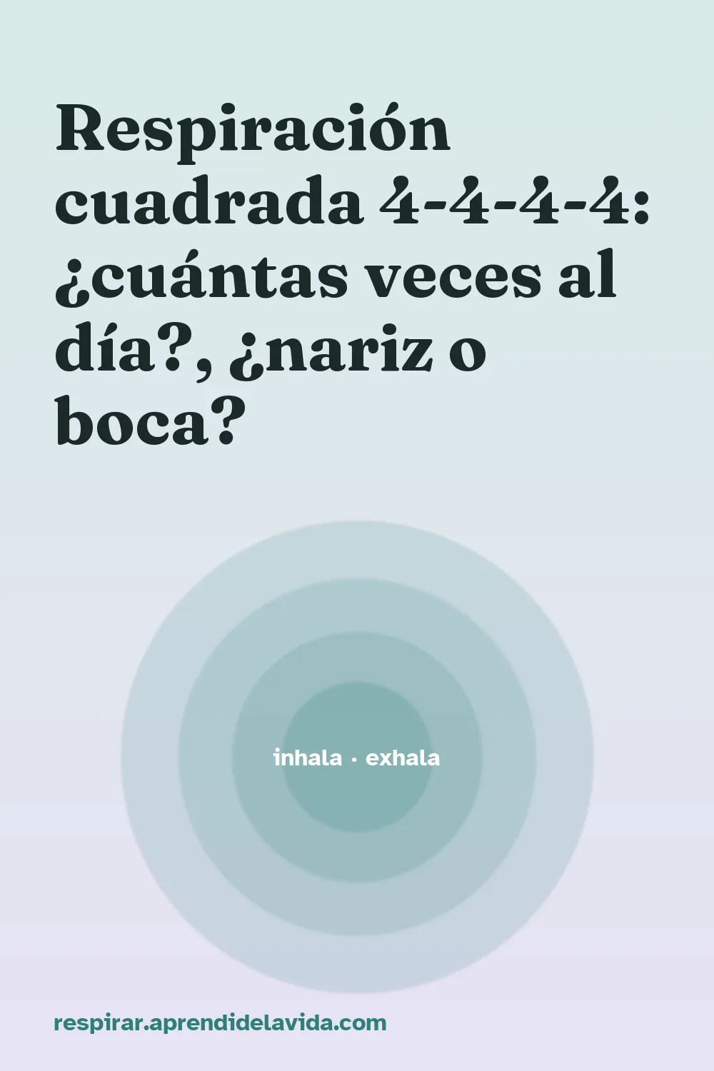 Respiración cuadrada 4-4-4-4: ¿cuántas veces al día?, ¿nariz o boca? – La técnica de los Navy SEAL