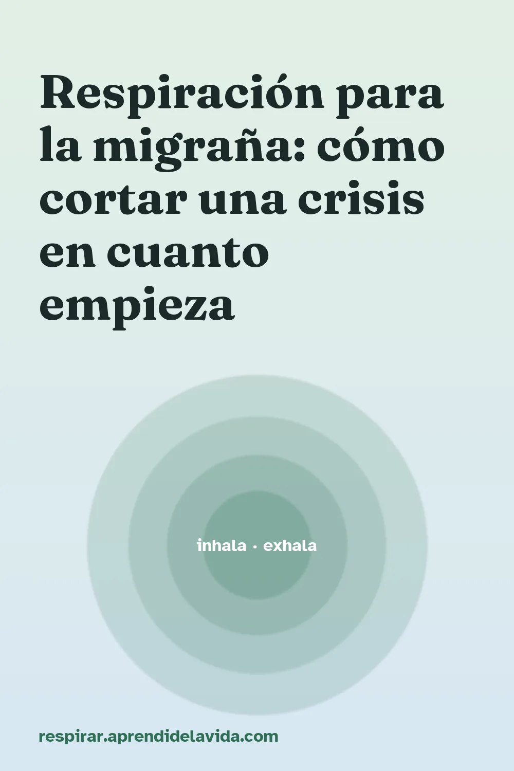 Respiración para la migraña: cómo cortar una crisis en cuanto empieza