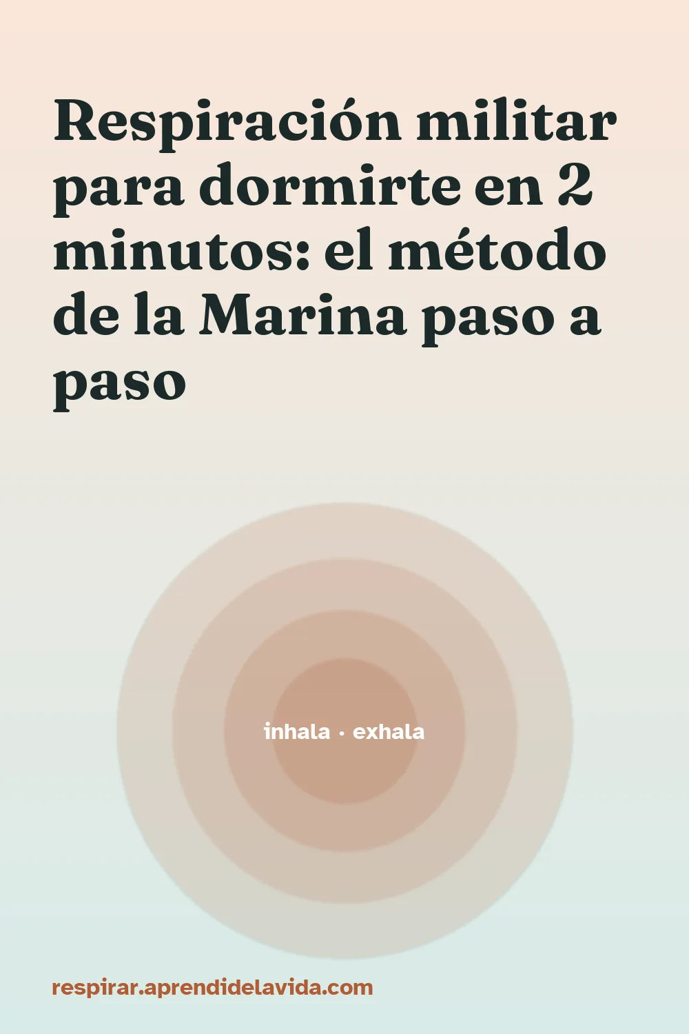 Respiración militar para dormirte en 2 minutos: el método de la Marina paso a paso