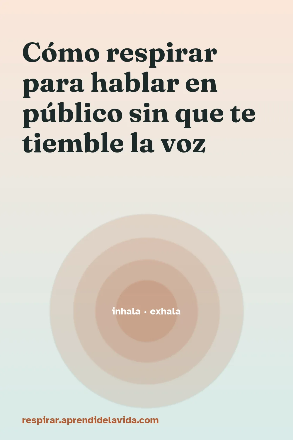 Cómo respirar para hablar en público sin que te tiemble la voz